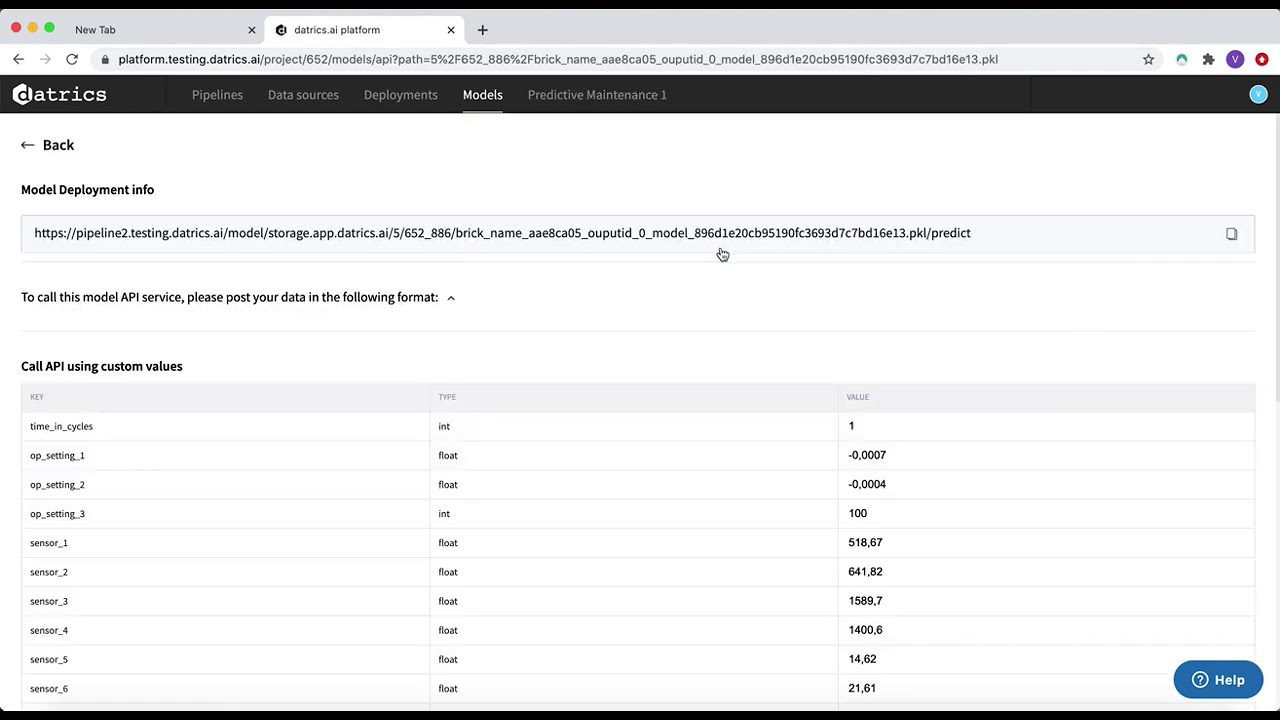 Datrics Demo September