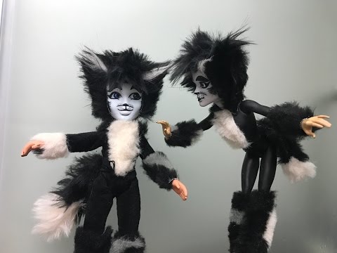 How to make a Mister Mistoffelees Doll  - cats musical