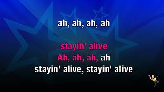 Download lagu Staying Alive - Bee Gees (KARAOKE) mp3