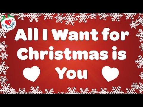 All I Want for Christmas with Lyrics 🎄 Top Christmas Song of All Time