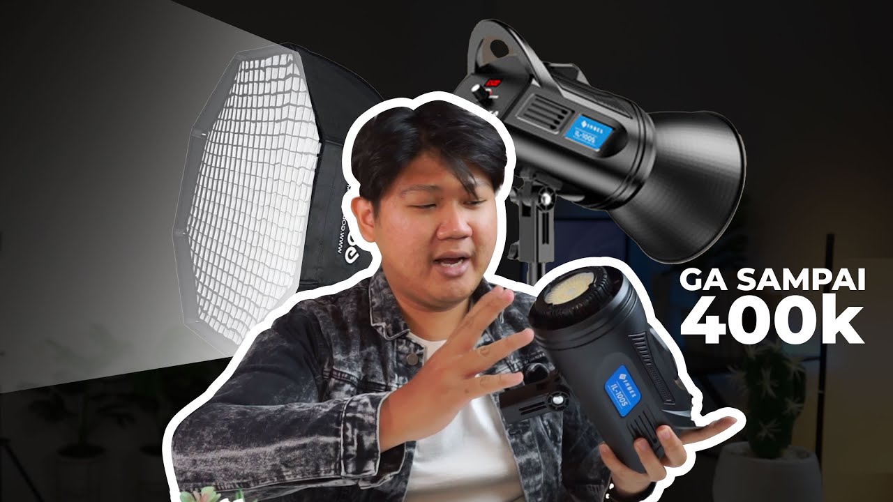 Softbox CRI 98+ cuman 300k ? Review Lighting Video Foto inbex il-100s Termurah di indonesia !