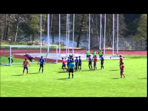 Robert Winogrodzki saving free kick Florø- Vard Haugesund 4-2 2014