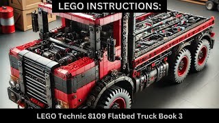 LEGO INSTRUCTIONS: Build the 8109 Flatbed Truck! 🚛✨ (Step-by-Step Flip Through) Book 3