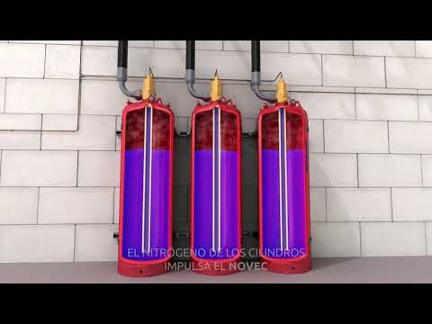 Mild steel fire detection tube suppression system, for elect...