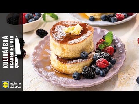 Nadýchané lívance – suflé pancakes - Roman Paulus - Kulinářská Akademie Lidlu