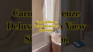 Carnival Firenze Deluxe Ocean View Room #cruise #family #travel #hotelreview #carnival #shorts