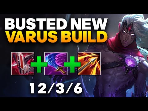 Varus ADC Gameplay - This New Varus Build Makes Him Good Again | League of Legends