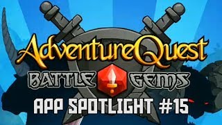 App Spotlight #15 - Battle Gems: AdventureQuest & More Cool Apps!