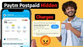 Paytm Postpaid Hidden Fee and Charges | Paytm Postpaid Late Fee and Hidden Fee | Sahil R Guide