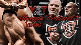 RAW LEGDAY HAMSTRINGS DAY / Y3T Mr. Olympia Protocol III at NewTech Gym Las Vegas