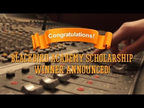 Blackbird Academy Pensado Scholarship Winner
