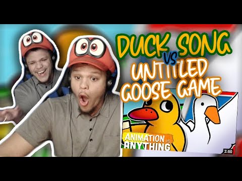 The Duck Song vs Untitled Goose Game Rap Battle Reaction!! BRO THIS DUCK AND THE MOM JOKES LMFAOOO