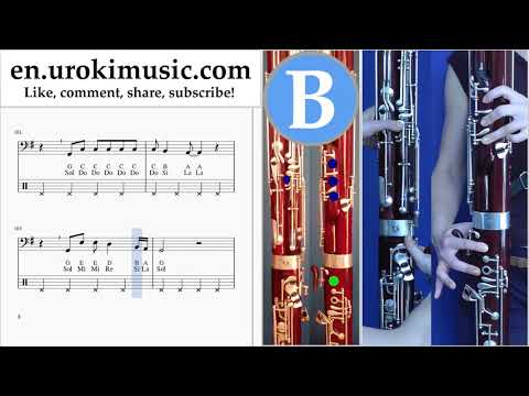 Bassoon lessons Lady Gaga, Bradley Cooper - Shallow Sheet Music Tutorial um-i352