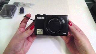 preview picture of video 'Carmarthen Camera Center Unboxing the Canon G7X'