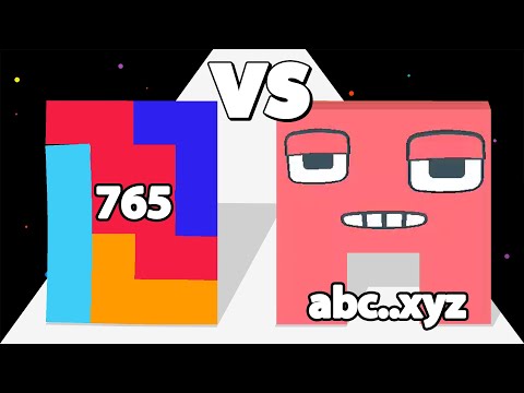 JELLY FILL /vs JELLY ALPHABET ∞ ASMR Gameplay Android iOS • Jelly 2048 Games • Infinity Merge