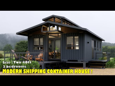 Shipping Container Homes | 3 Bedrooms | Modern House Design With Luxurious Interior