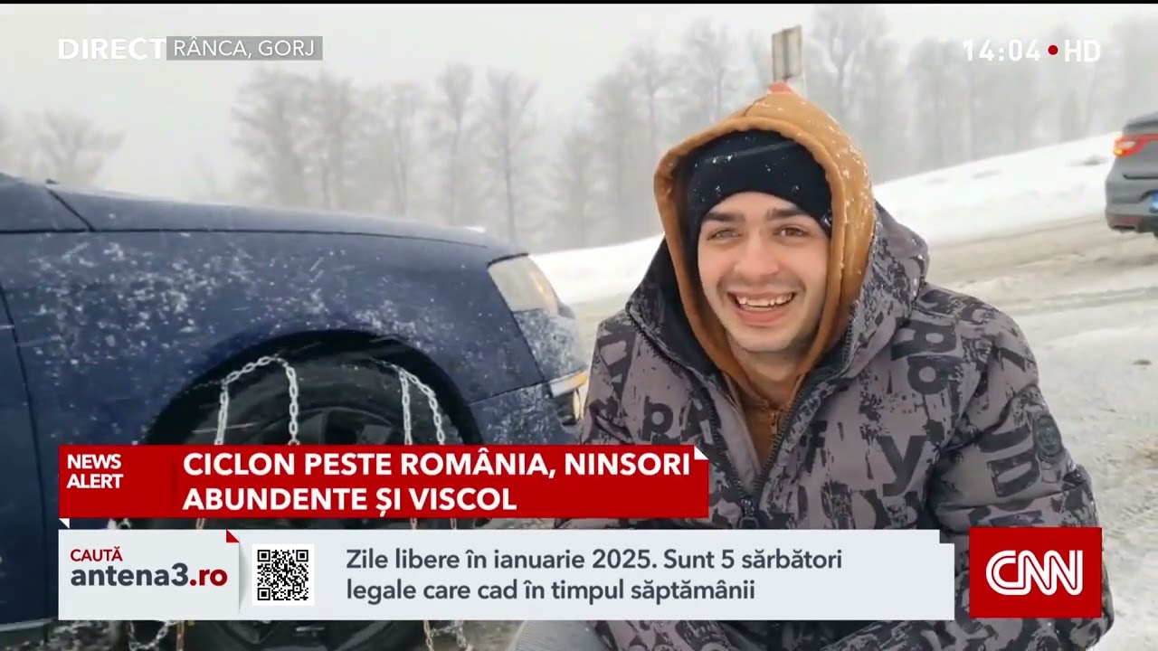 Viscol puternic în țară, accidente grave din cauza zăpezii