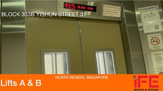 HDB Block 333B Yishun || IFE Elevator