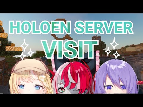 Kureiji Ollie Ch. hololive-ID - 【HOLOEN • MINECRAFT】 GETTING INTO HOLOEN SERVER WITH AME-SENPAI & MOONA-SENPAI!【Hololive ID 2nd Gen】