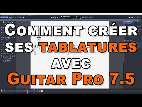 Comment créer ses propres tablatures avec Guitar Pro 7.5