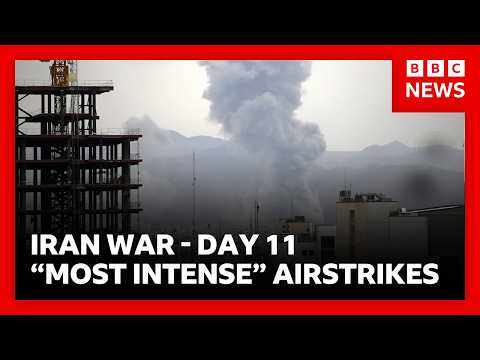 US unleashes “most intense” onslaught on Iran since start of war | BBC News