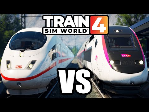ICE vs TGV | Train Sim World 4