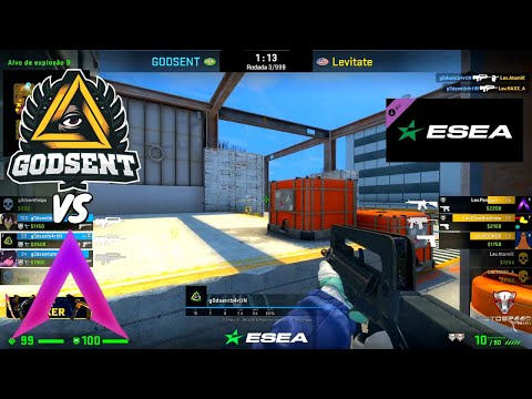GODSENT vs LEVITATE MD1 - ESEA ADVANCED - CSGO HIGHLIGHTS