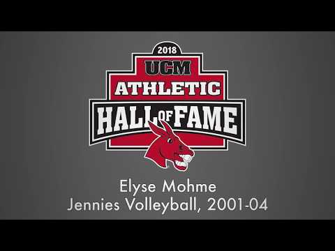 UCM Athletic Hall of Fame Class of 2018: Elyse Mohme, Volleyball, 2001-04