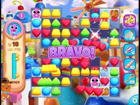 Cookie Jam Blast Level 716 - NO BOOSTERS 🍪 | SKILLGAMING ✔️
