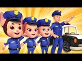 Police Taking Care Of Baby Police Chase Thief Police Song Rosoo Nursery Rhymes Kids Songs