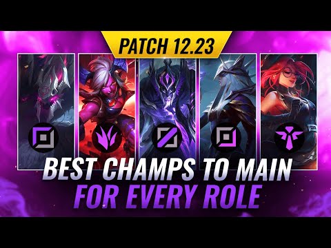 3 STRONGEST MAINS For EVERY ROLE in League of Legends - Patch 12.23