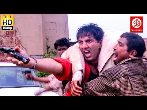 Sunny Deol Save Prime Minister Action Scenes - Raveena Tandon - Ziddi Action Drama Hindi Movie