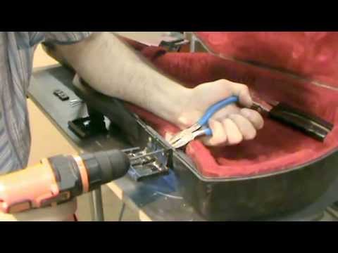 Gibson Protector Case replacment latches Gibson Chainsaw case, by Bennett Music Labs image 11