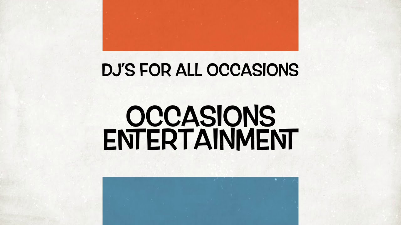 Promotional video thumbnail 1 for Occasions Entertainment