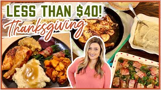 Budget Thanksgiving FEAST for 6! | Cheap and DELICIOUS Recipes!