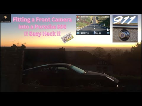 Porsche 911 - 996 Front Camera Installation for £10 - Quick & Simple