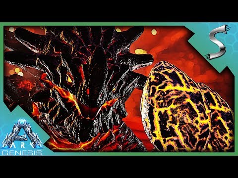STEALING MY FIRST MAGMASAUR EGG! - Ark: Genesis [DLC Gameplay E20]