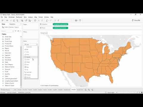 Tableau Tutorial for Beginners 26 How to Make a Custom Map in Tableau