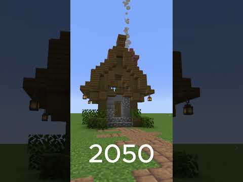 Villager's Houses evolution#shorts  #minecraft #edit #games #memes #minecraftbuilding #evolution