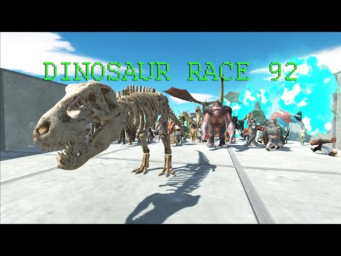 DINOSAUR RACE 92(all units race) - Animal Revolt Battle Simulator