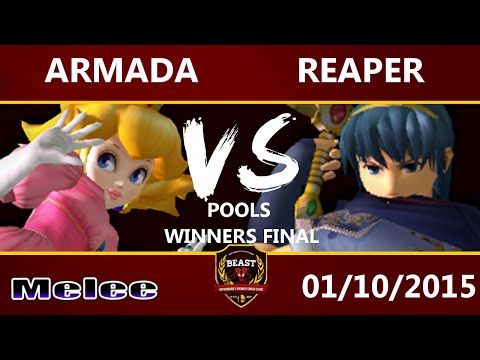 B.E.A.S.T 5 - [A] Armada (Peach) Vs. reaper (Marth) - Melee Pools Winners Final