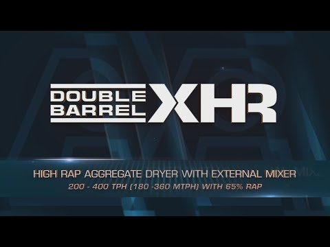 Tambour sécheur-malaxeur Double Barrel® XHR - Sécheur d'agrégat recyclé haute densité avec malaxeur externe_5