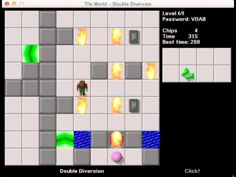 CCLP1 level 69 solution - 288 seconds