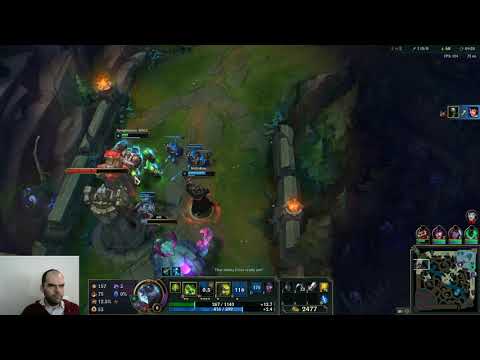 Urgot vs Garen, top lane, with commentary