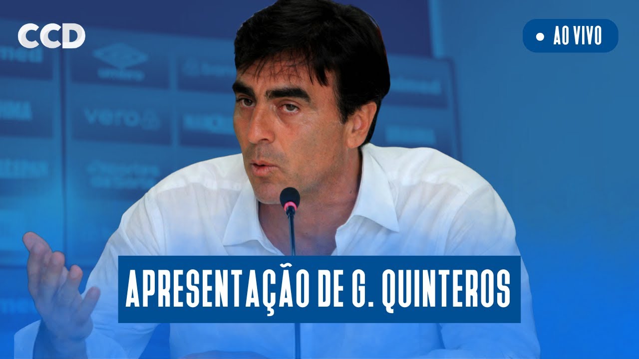 LIVE ESPECIAL: APRESENTAÇÃO DO NOVO TÉCNICO DO GRÊMIO. GUSTAVO QUINTEROS AO VIVO DO CT