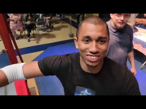 Cowboy James Hunter VS Hunter Young Bad boyz of  wrestling championship match