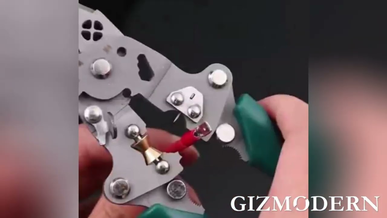 New Multi-Functional Foldable Wire Stripper Pliers