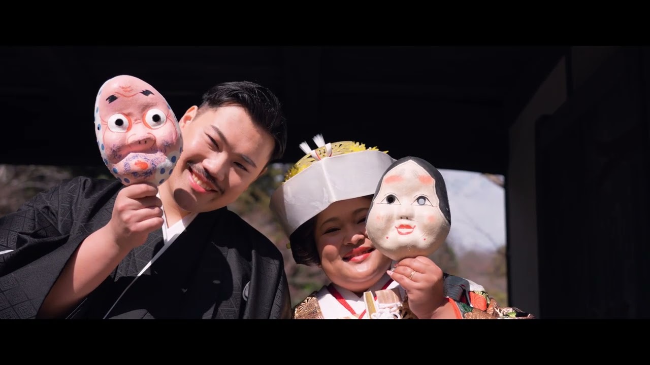 古き良き日本の情景に溶け込むように、和装姿のふたりが描いた物語。宗節庵で生まれた美しい時間を紡いだウェディングムービ