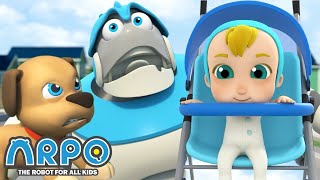 강아지 목줄을 놓치다!!! - 멈춰 강아지야! ・ 재미있는 어린이 만화 모음! ・ 로봇알포 Arpo The Robot