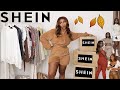 HUGE 20 Pieces SHEIN AUTUMN WINTER TRYON HAUL FOR CURVY THICK GIRLS STYLING TIPS